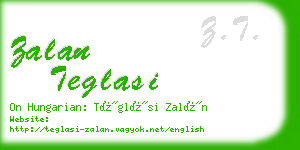 zalan teglasi business card